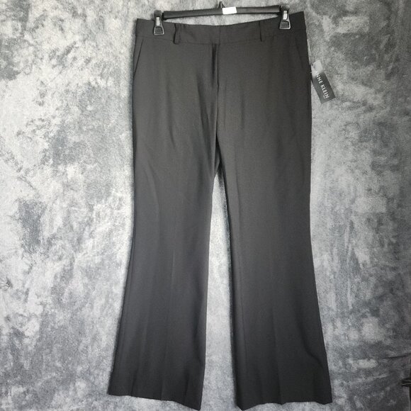 Anne Klein Pants - Anne Klein Black Wide Leg Trouser Dress Pants Career Office Formal NEW Size 10